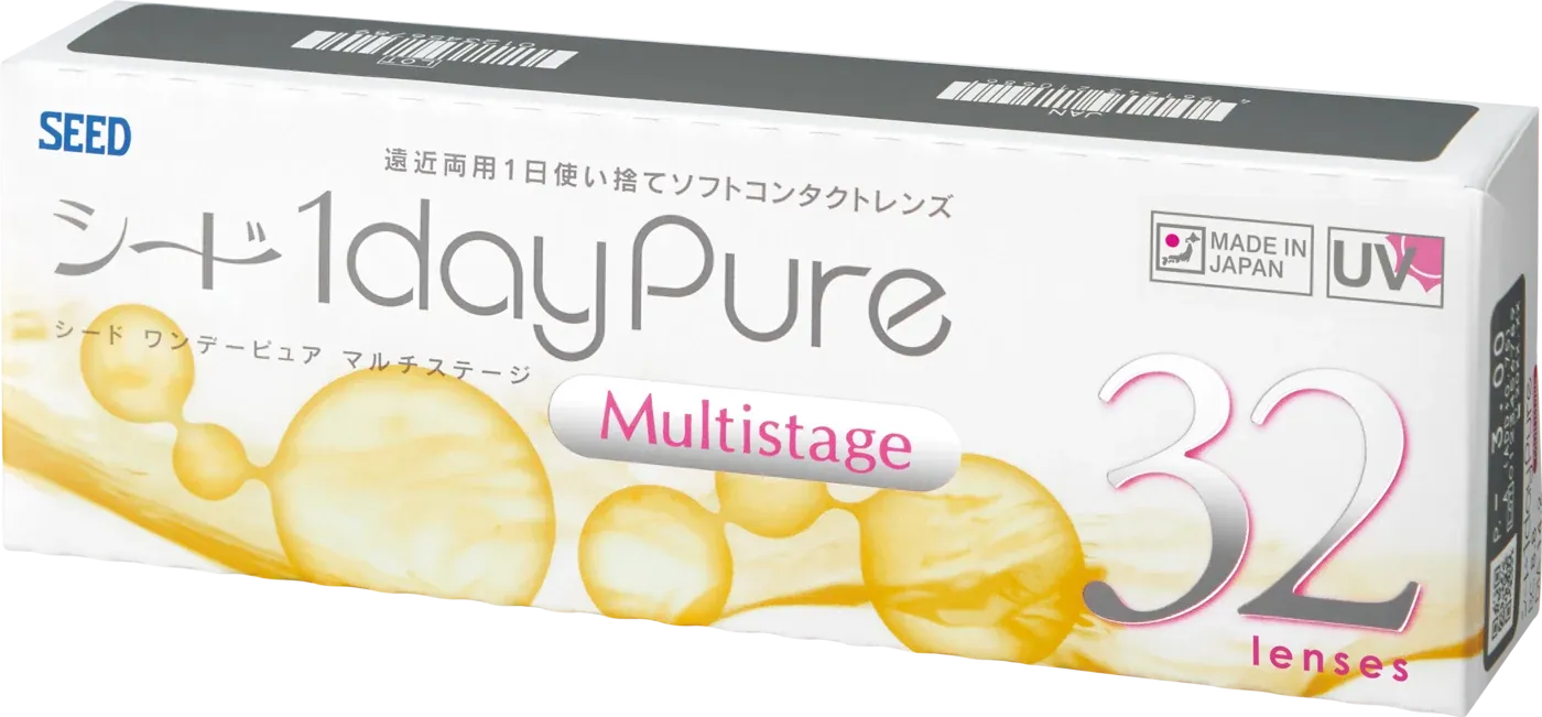 1dayPure Multistage, angled view of the box